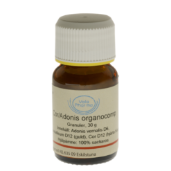 Cor Adonis organocomp - globuli - nervøst hjerte og hjertebanken